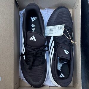 adidas Men's Black and White Running Shoes